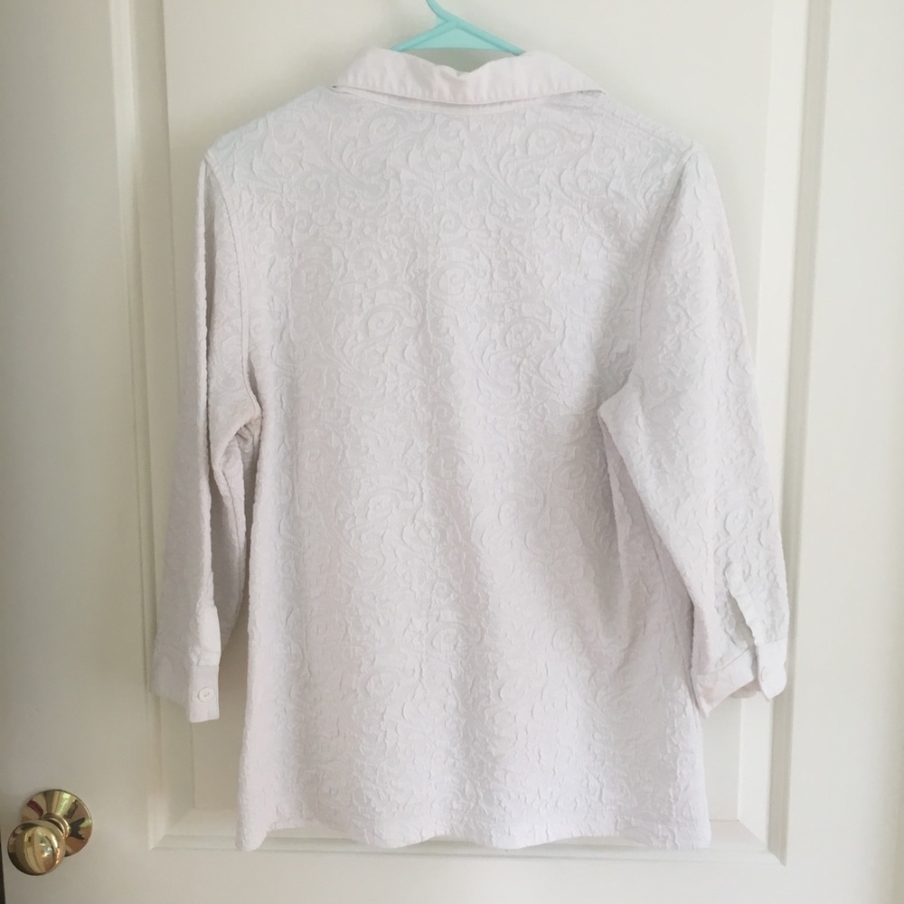 White button blouse - Picture 5 of 5